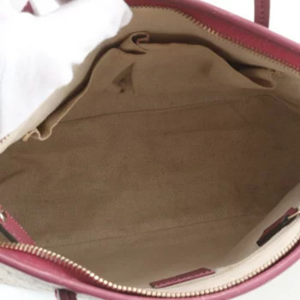 Gucci GG Supreme Leather Tote Bag Brown - Picture 7 of 8